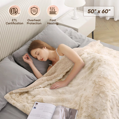 LumaFur™ Electric Heated Blanket